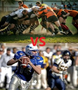 【簡単比較！】アメフトとラグビーの違いって？？