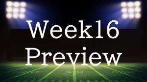 【Week16】プレーオフだけじゃない!地区優勝とシード権争い