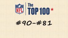 【NFL Top100 in2020】選手達が決めるランキング100! 90位~81位