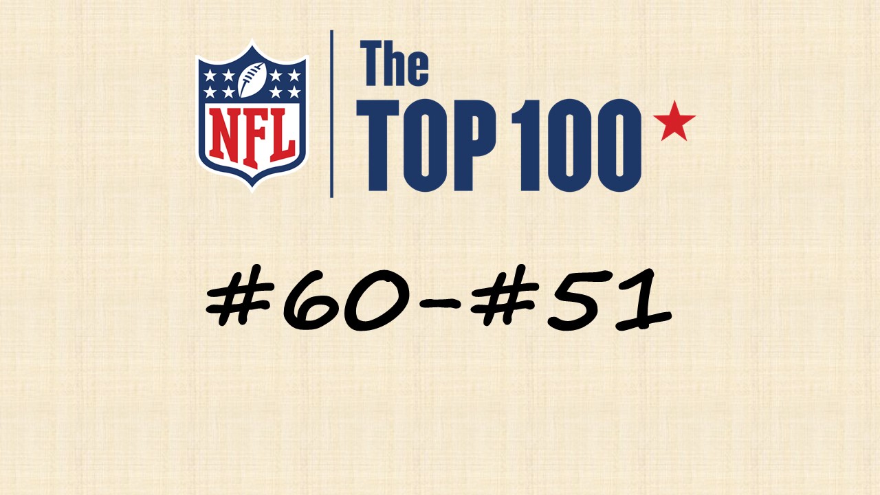 【NFL Top100 in2020】選手達が決めるランキング100！ 60位～51位
