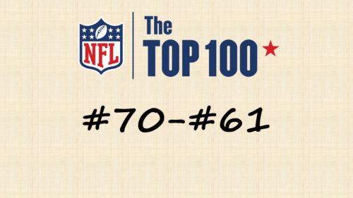 【NFL Top100 in2020】選手達が決めるランキング100! 70位~61位