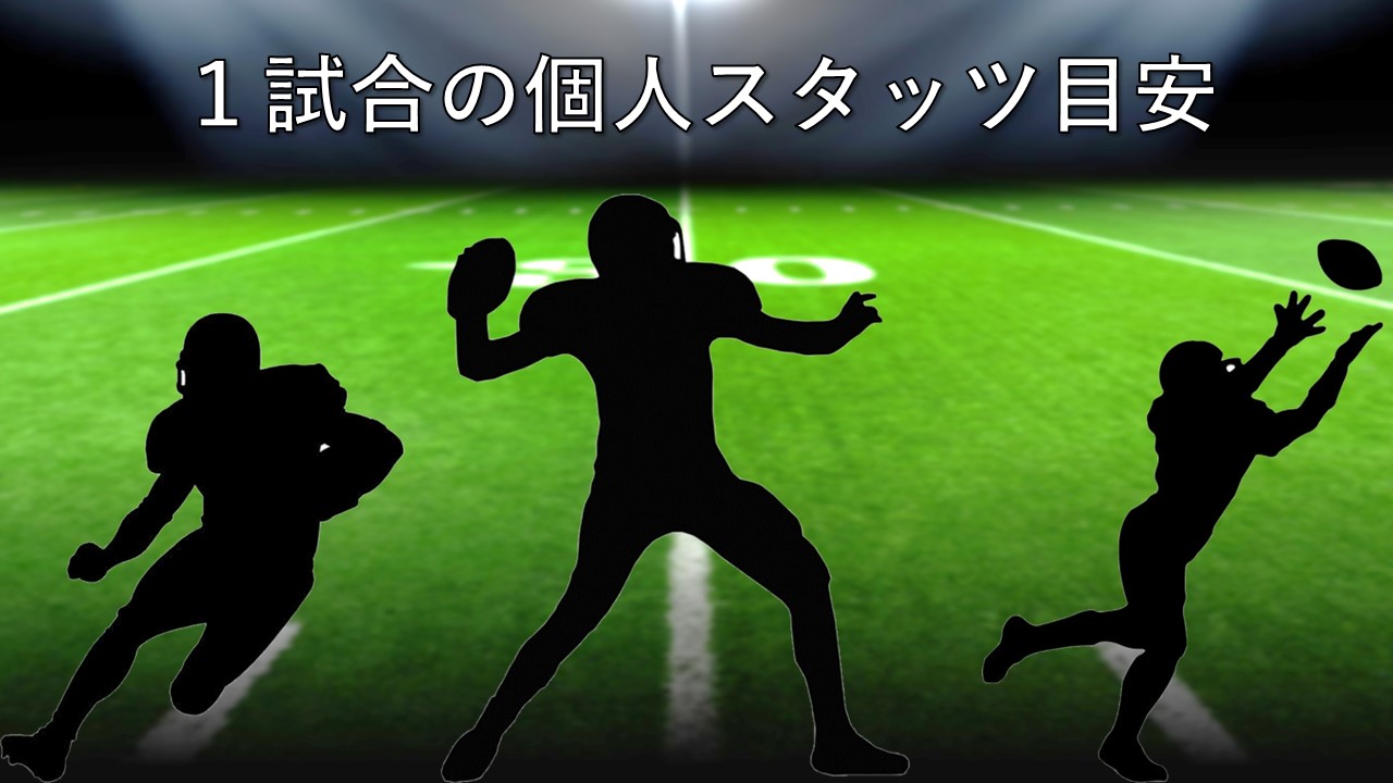 基本情報 アメフトの スタッツ とは 見方と1試合の目安 Nfl完全ガイド