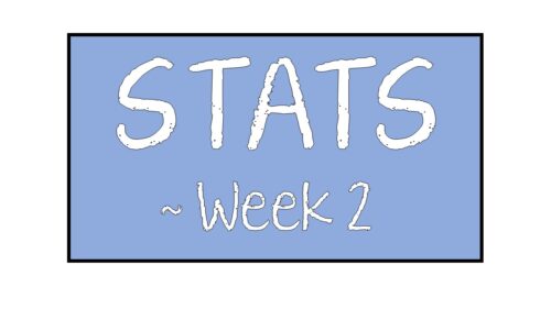 【スタッツ】Week2までの個人成績まとめ